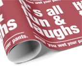 FUN & LAUGHS-Farbverpackungspapier Geschenkpapier (Rolleneckpunkt)