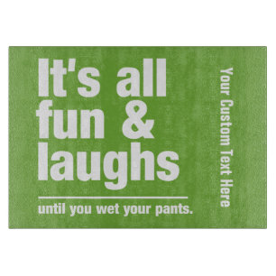 FUN & LAUGHS-Farbzuschneidebretter Schneidebrett