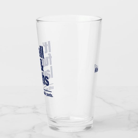 FUN & LAUGHS individuelle Name Glas (Links)