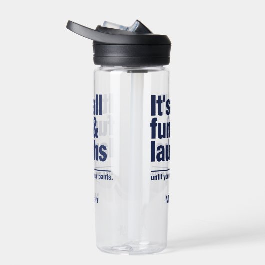 FUN & LAUGHS individuelle Name Trinkflasche (Rechts)