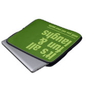 FUN & LAUGHS - individueller Farb-Laptop-Ärmel Laptopschutzhülle (Vorne Knopf)
