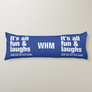 FUN & LAUGHS kundenspezifische Monogramm- und Farb Seitenschläferkissen