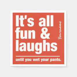 FUN & LAUGHS-Papierservietten Serviette