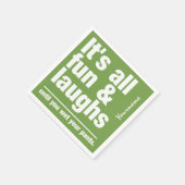 FUN & LAUGHS-Papierservietten Serviette (Ecke)