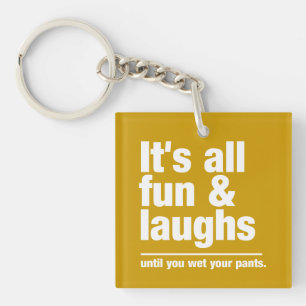 FUN & LAUGHS-Schlüsselkette für benutzerdefinierte Schlüsselanhänger