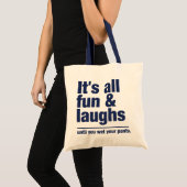FUN & LAUGHS-Tasche - wählen Sie Stil & Farbe Tragetasche (Vorderseite (Produkt))