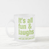 FUN & LAUGHS Tasse - wählen Sie Stil & Farbe (Links)