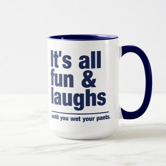FUN & LAUGHS Tasse - wählen Sie Stil & Farbe (Rechts)