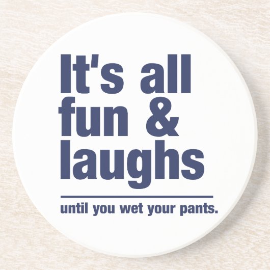 FUN & LAUGHS-Untersetzer Untersetzer (Vorne)