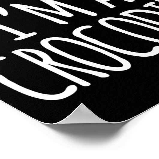 Fun Lazy Halloween-Kostüm - Tu so, als ob ich ein  Poster (Ecke)