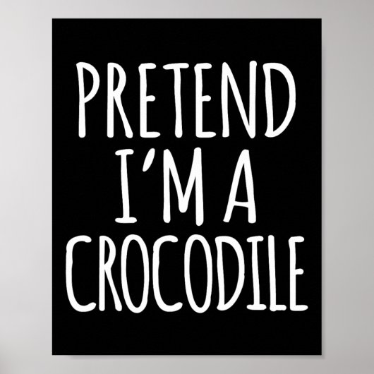 Fun Lazy Halloween-Kostüm - Tu so, als ob ich ein Poster (Vorne)