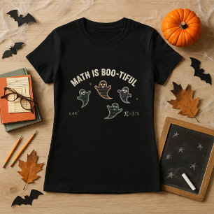 Fun Lehrer Halloween Mathe ist bootiful Geistermat T-Shirt