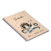 Fun Leo Zodiac King Cat 'Lion' Star-Zeichenskor Notizblock (Rechte Seite)