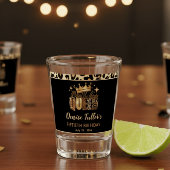 Fun Leopard Birthday Queen Fifty Birthday Schnapsglas