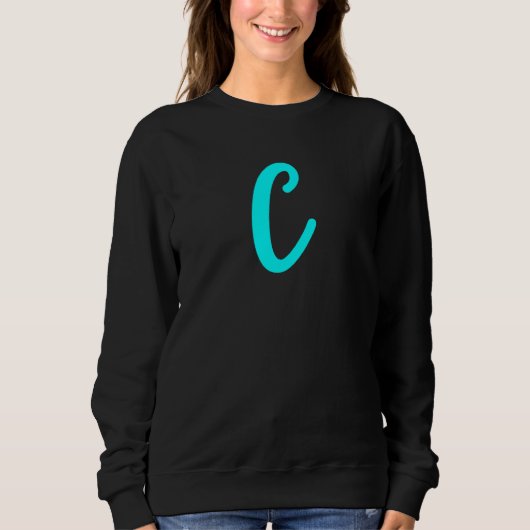 Fun Letter C Alphabet Lehrer Kindergarten Sweatshirt (Vorderseite)