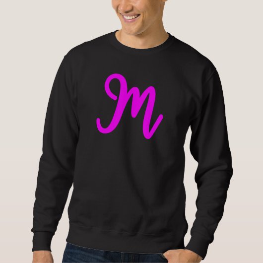 Fun Letter M Alphabet Lehrer Kindergarten Sweatshirt (Vorderseite)