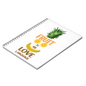 Fun Liebe Fruit Notizblock (Linke Seite)