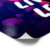 Fun Life Quote Moderner Australischer Hirte Poster (Ecke)