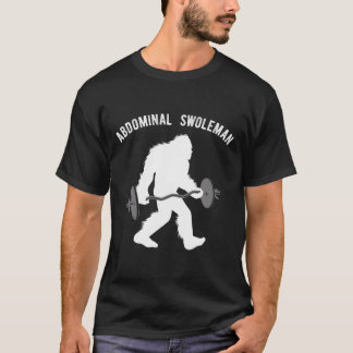 Fun Lifting Yeti Abdominal Swoleman Geschenk T-Shirt