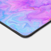 Fun Lila Abstraktes Muster Moderne farbenfrohe Boh Schreibtischunterlage (Ecke)