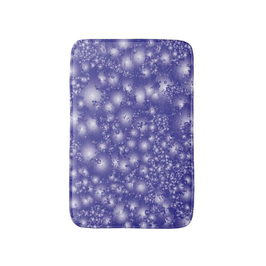 Fun LILA Abstraktes Tinte Super Splash Muster Badematte (Vorderseite Vertikal)