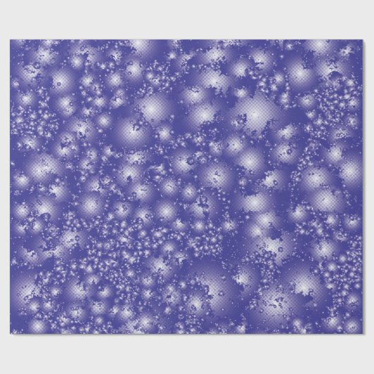 Fun LILA Abstraktes Tinte Super Splash Muster Geschenkpapier (Flach)