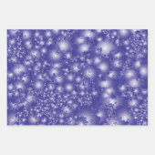 Fun LILA Abstraktes Tinte Super Splash Muster Geschenkpapier Set (Vorderseite 2)