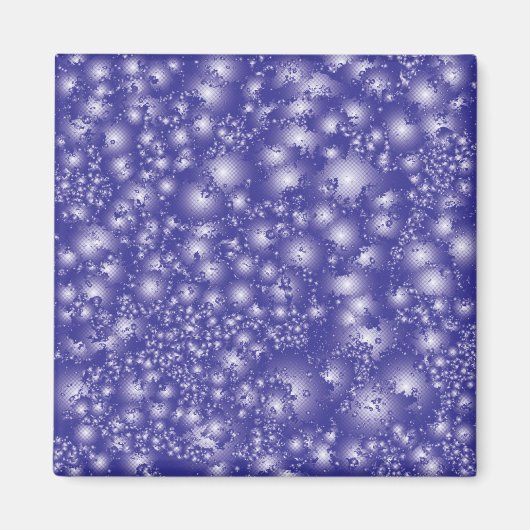 Fun LILA Abstraktes Tinte Super Splash Muster Magnet (Vorne)