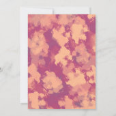 Fun Lila Brautparty Brunch Einladung (Rückseite)