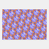 Fun Lila Cookie Muster Geschenkpapier Set (Vorderseite 3)