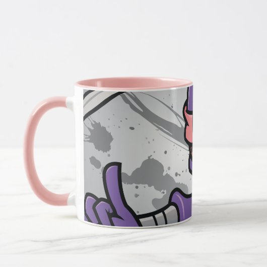 Fun Lila Ninja Tasse (Links)