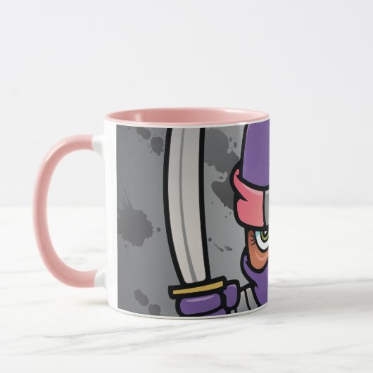 Fun Lila Ninja Tasse (Links)