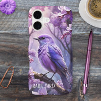 Fun Lilac Lila Rare Bird Artistic Phone Case