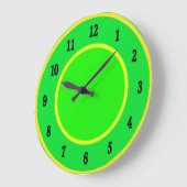 Fun Limon und Lemon Wall Clock Große Wanduhr (Winkel)