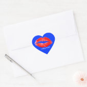 Fun Lipstick Kisses Miss You Romantic LIP STICKERS (Umschlag)