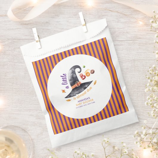 Fun Little Boo Witch Hat Fall Baby Dusche Geschenktütchen (Ausgeschnitten)