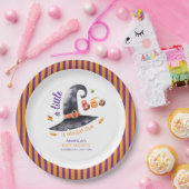 Fun Little Boo Witch Hat Fall Baby Dusche Pappteller (Party)