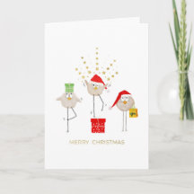 Fun Little Whimsical Birds Weihnachten