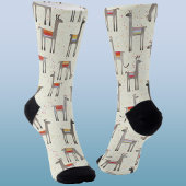 Fun Llama Alpaca Muster Socken