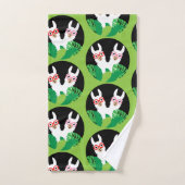 Fun Llama Alpaca Zubehör Badhandtuch Set (Handtuch)