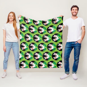Fun Llama Alpaca Zubehör Fleecedecke