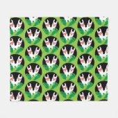 Fun Llama Alpaca Zubehör Fleecedecke (Vorderseite (Horizontal))