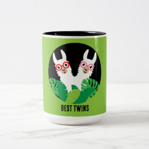 Fun Llama Alpaca Zubehör Zweifarbige Tasse