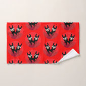 Fun Llama Alpaca Zuhause Badhandtuch Set (Handtuch)
