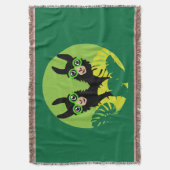 Fun Llama Alpaca Zuhause und Leben Decke (Vorderseite Vertikal)