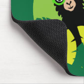Fun Llama Alpaca Zuhause und Leben Mousepad (Ecke)