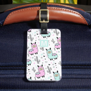 Fun Llama Kids Travel Luggage Tag Gepäckanhänger