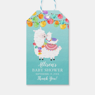 Fun Llama Mama Baby Shower Gevor Geschenktag Geschenkanhänger