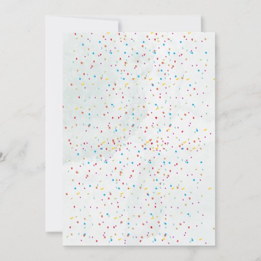 Fun Llama Party Einladung zum Geburtstag (Rückseite)