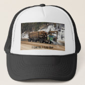 Fun Log In - Log Out Login Trucker Art Design Truckerkappe (Vorderseite)